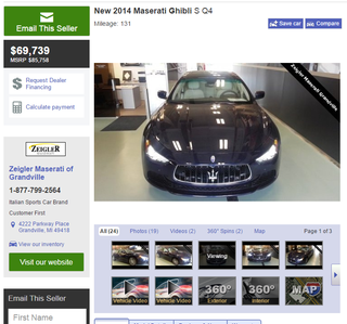 Illustration for article titled You Can Get Crazy Good Deals On A Maserati Right Now